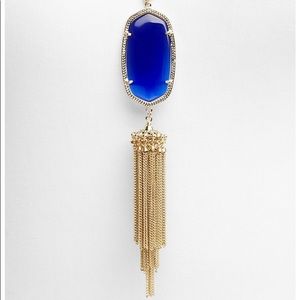 KENDRA SCOTT BLUE RAYNE NECKLACE